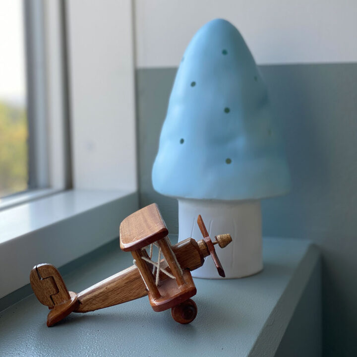 Lille Svampelampe, Lyseblå