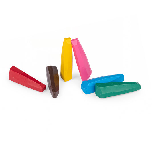 Farvekridt 6 stk - Aujourd'hui c'est mercredi